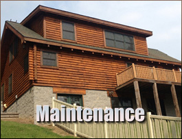  Manquin, Virginia Log Home Maintenance